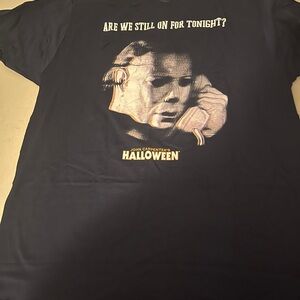 Blue Halloween Graphic‎ T-Shirt